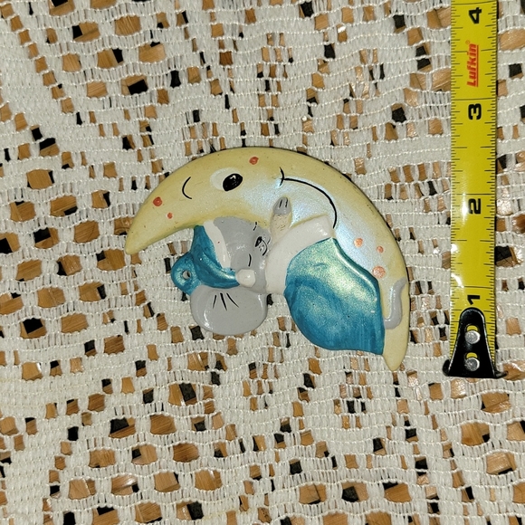 Vintage | Set of 5 Hand Painted Ceramic  Christmas Ornaments - Picture 9 of 14